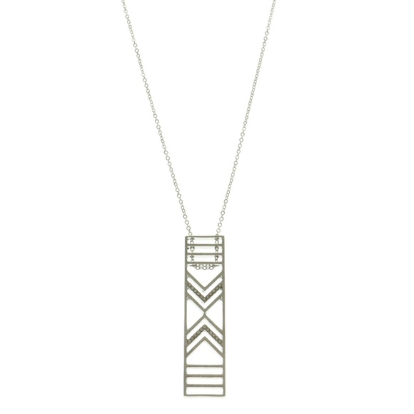 Express Jewelry - Express Long-Necklace Silver NWOT